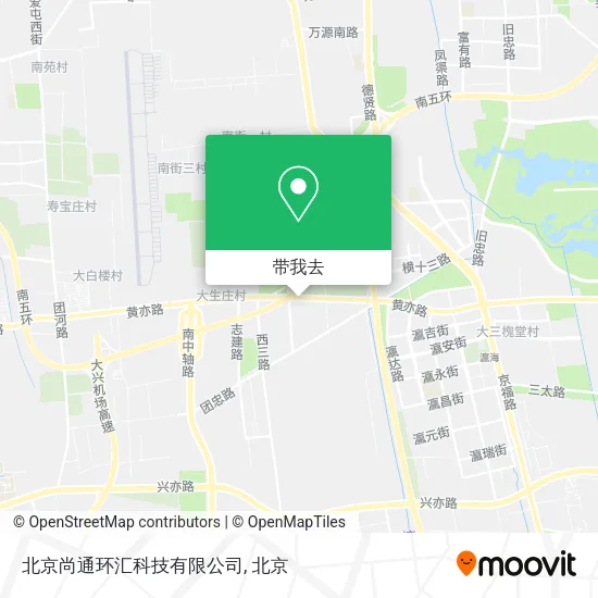 北京尚通环汇科技有限公司地图