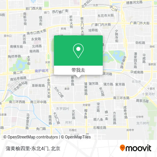 蒲黄榆四里-东北4门地图