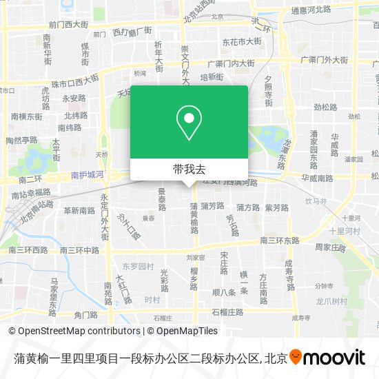蒲黄榆一里四里项目一段标办公区二段标办公区地图