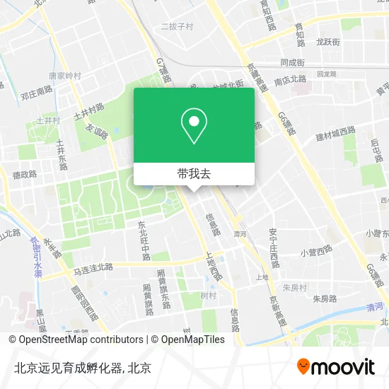 北京远见育成孵化器地图