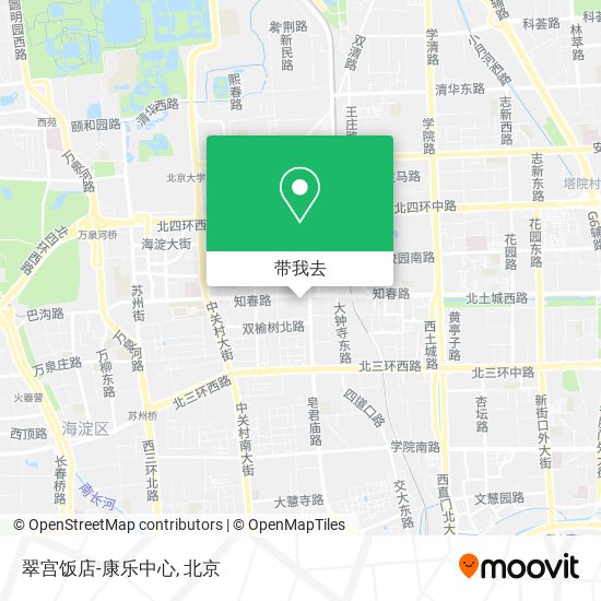 翠宫饭店-康乐中心地图