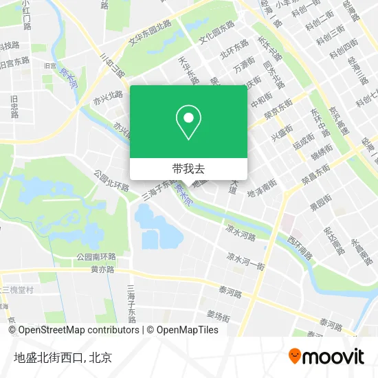 地盛北街西口地图