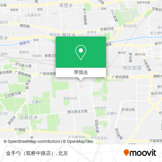 金手勺（双桥中路店）地图