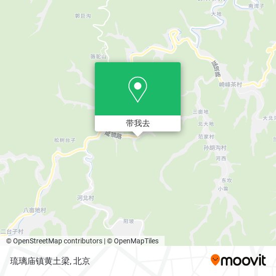 琉璃庙镇黄土梁地图