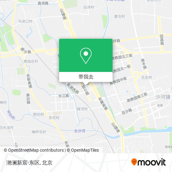 滟澜新宸-东区地图