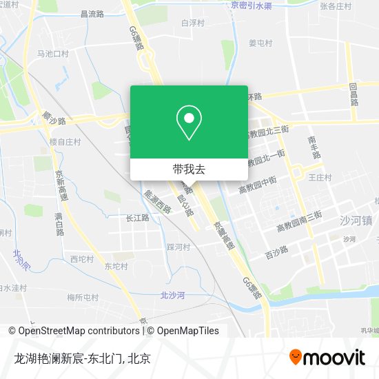 龙湖艳澜新宸-东北门地图