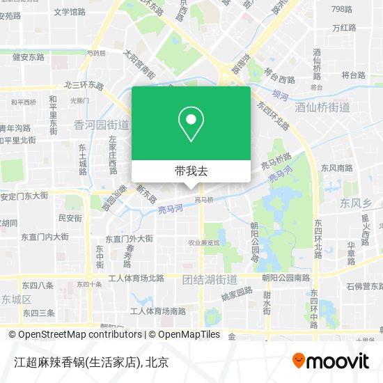 江超麻辣香锅(生活家店)地图