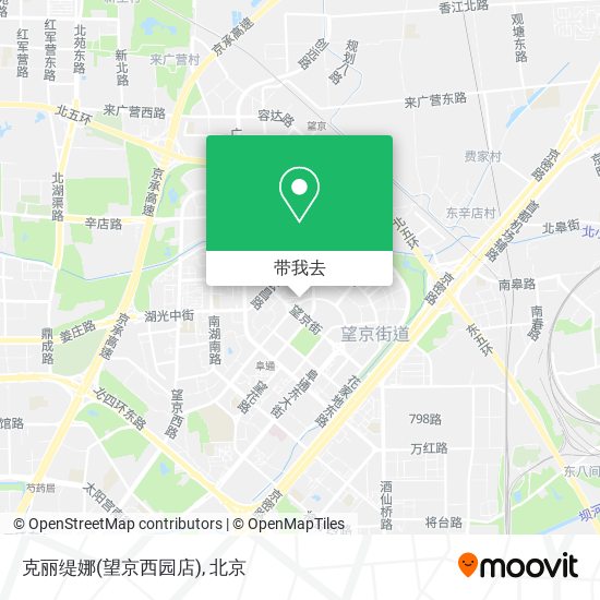 克丽缇娜(望京西园店)地图