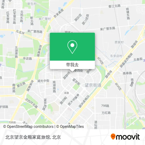 北京望京金顺家庭旅馆地图