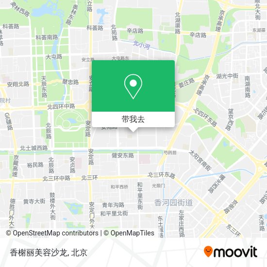 香榭丽美容沙龙地图