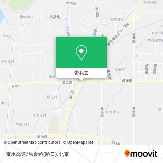京承高速/昌金路(路口)地图