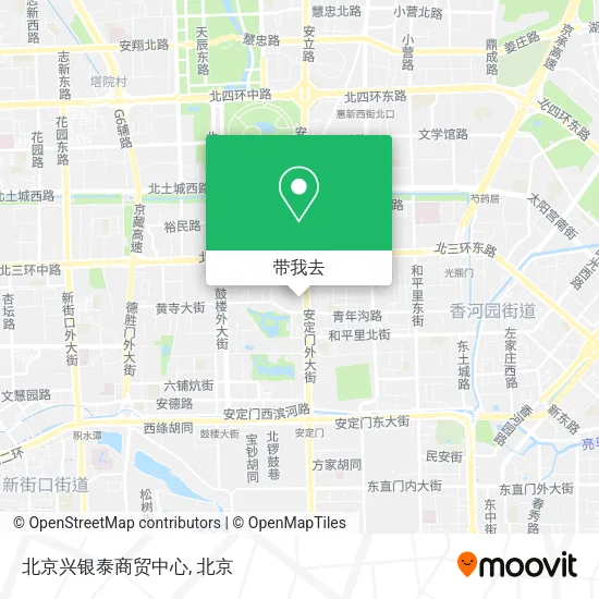 北京兴银泰商贸中心地图