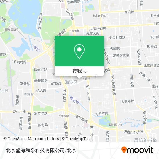 北京盛海和泉科技有限公司地图