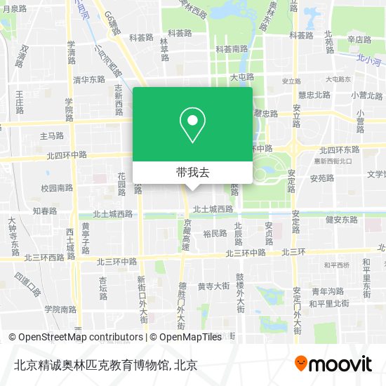 北京精诚奥林匹克教育博物馆地图
