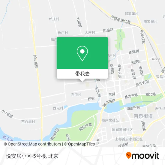 悦安居小区-5号楼地图