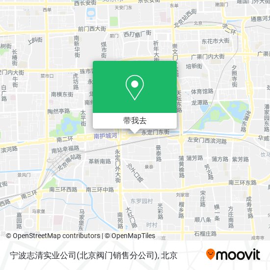 宁波志清实业公司(北京阀门销售分公司)地图