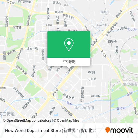 New World Department Store (新世界百货)地图