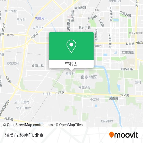 鸿美苗木-南门地图