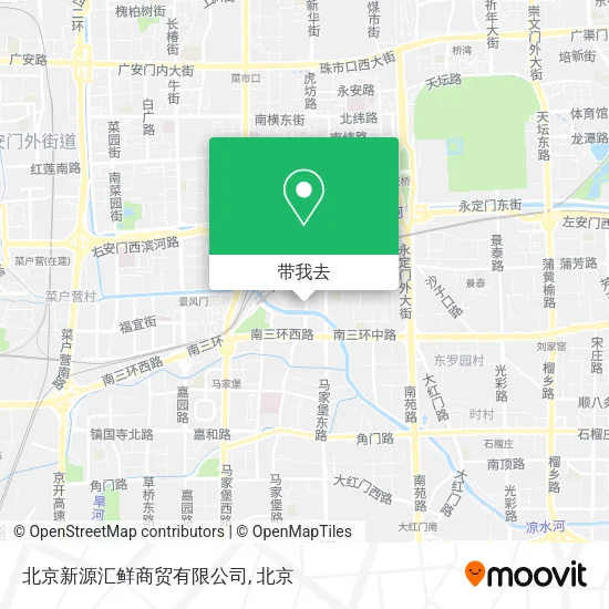 北京新源汇鲜商贸有限公司地图