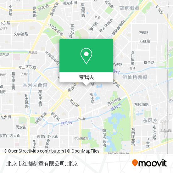 北京市红都刻章有限公司地图