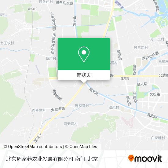 北京周家巷农业发展有限公司-南门地图