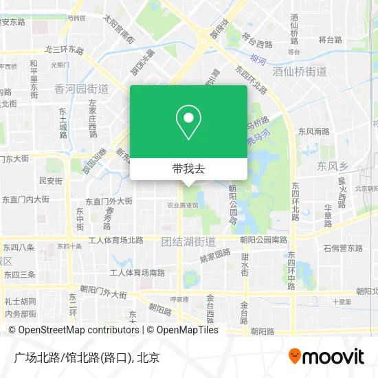 广场北路/馆北路(路口)地图