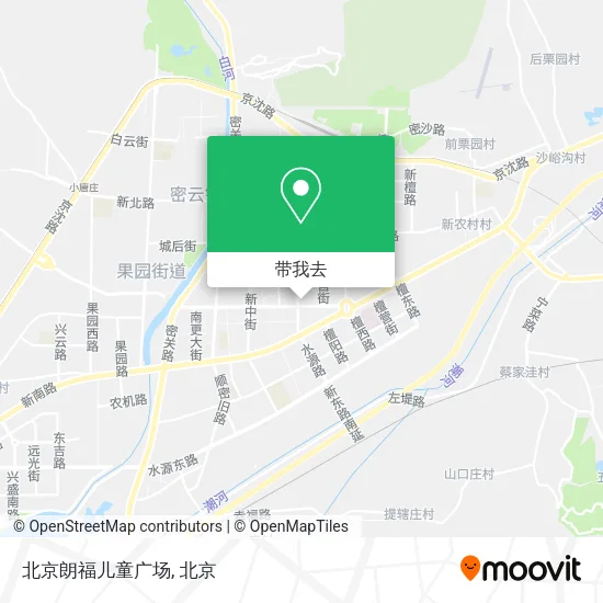 北京朗福儿童广场地图