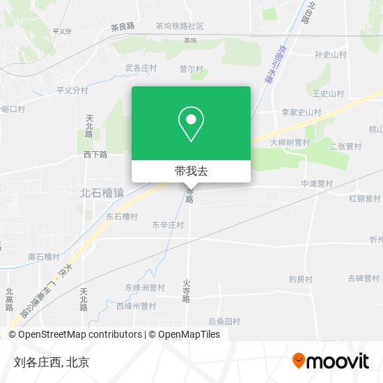 刘各庄西地图