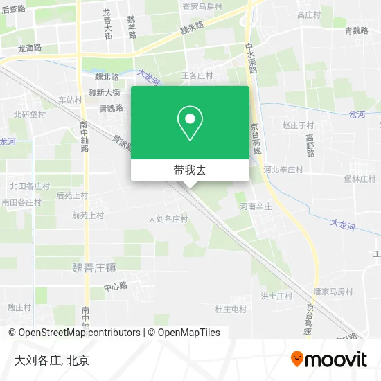 大刘各庄地图