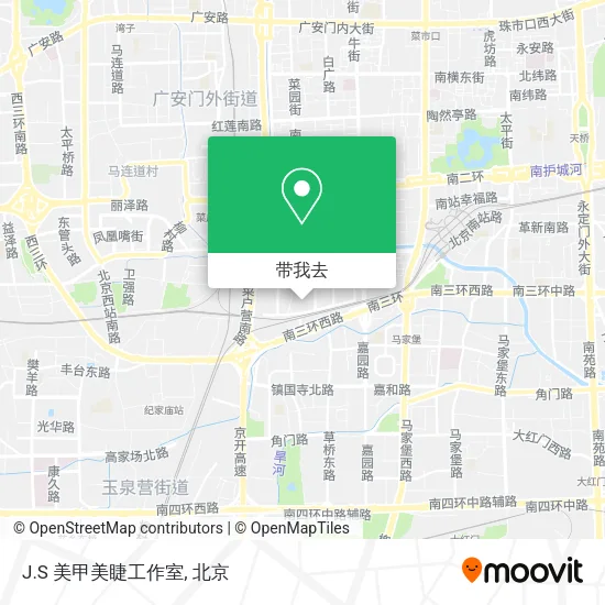 J.S 美甲美睫工作室地图