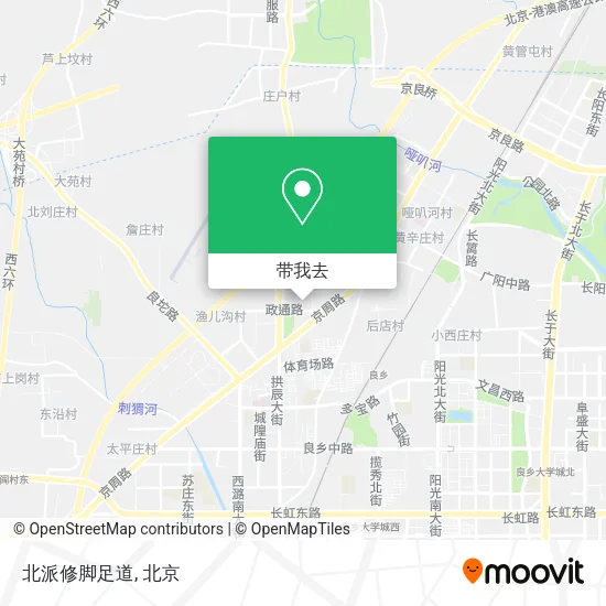 北派修脚足道地图