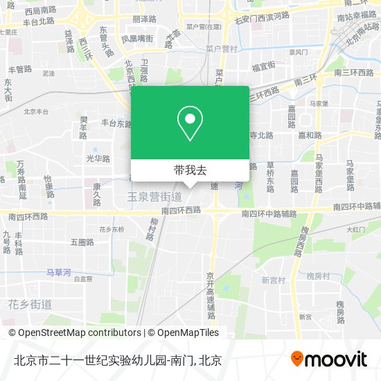北京市二十一世纪实验幼儿园-南门地图