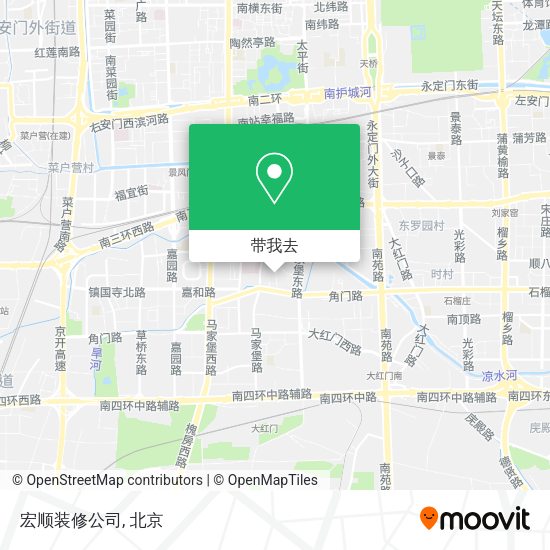 宏顺装修公司地图