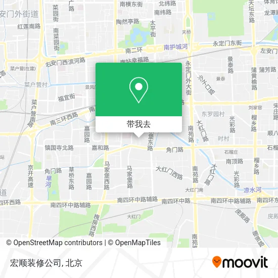 宏顺装修公司地图