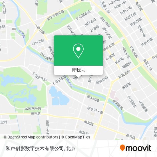 和声创影数字技术有限公司地图