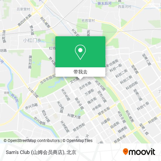Sam's Club (山姆会员商店)地图
