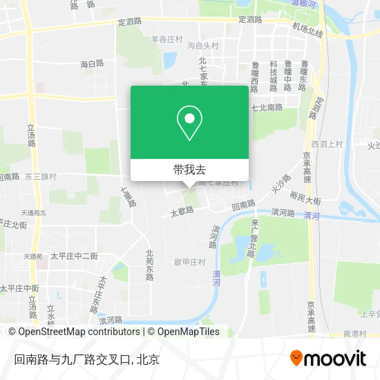 回南路与九厂路交叉口地图