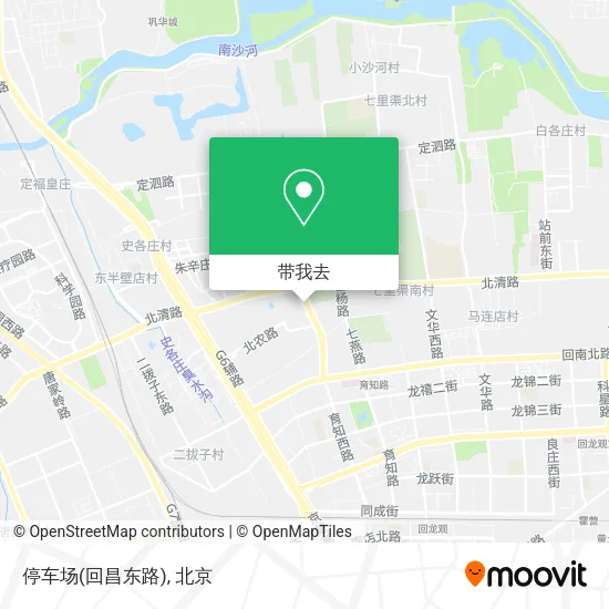 停车场(回昌东路)地图