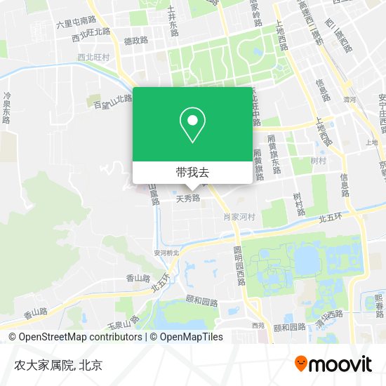 农大家属院地图