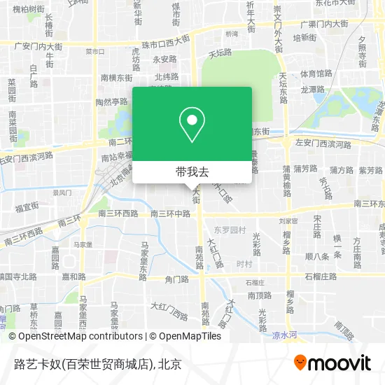 路艺卡奴(百荣世贸商城店)地图