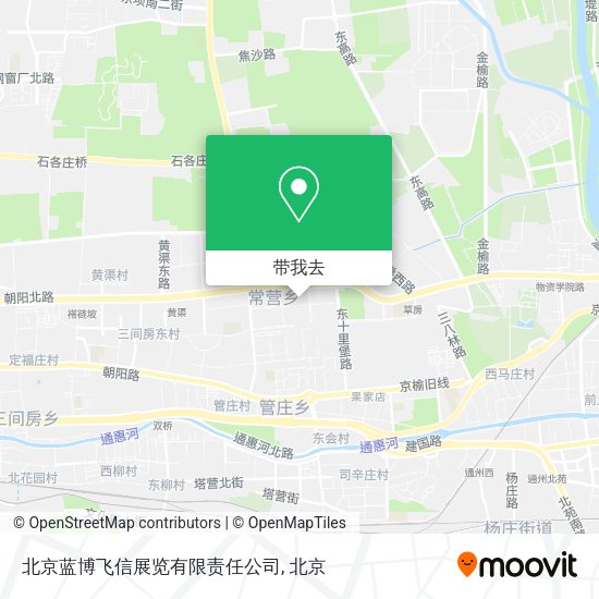 北京蓝博飞信展览有限责任公司地图