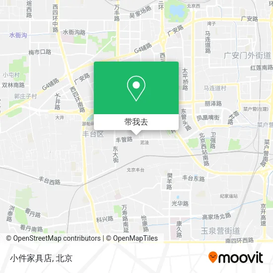 小件家具店地图