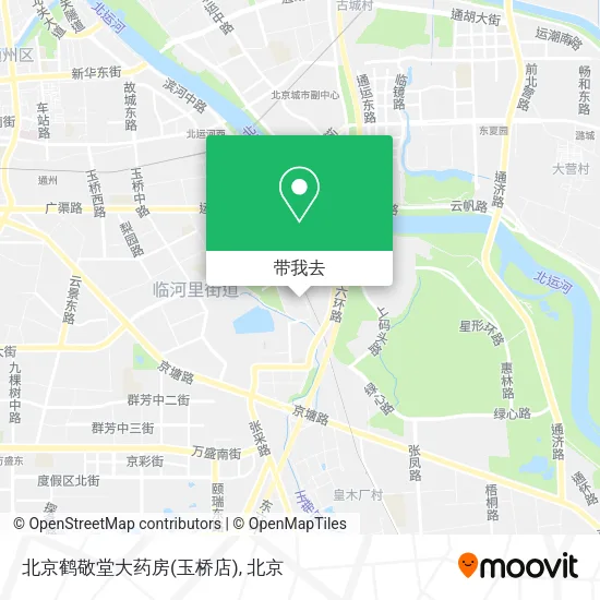 北京鹤敬堂大药房(玉桥店)地图