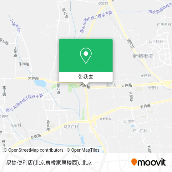 易捷便利店(北京房桥家属楼西)地图