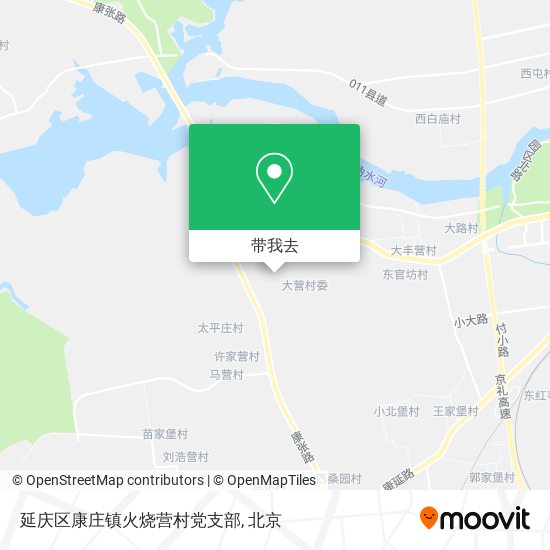 延庆区康庄镇火烧营村党支部地图