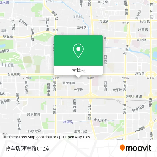 停车场(枣林路)地图
