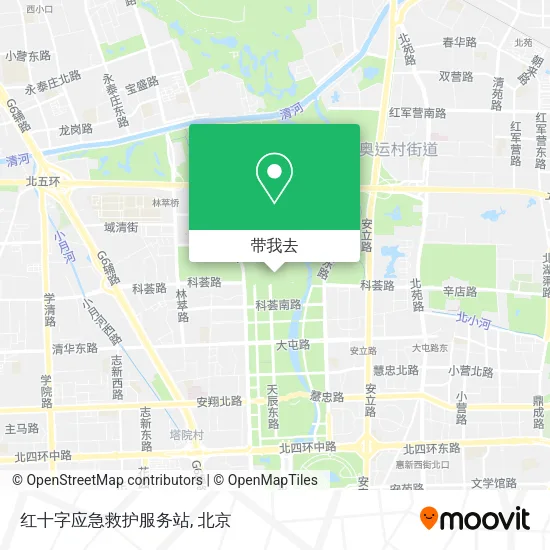 红十字应急救护服务站地图