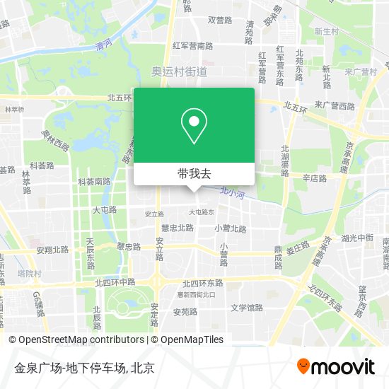金泉广场-地下停车场地图