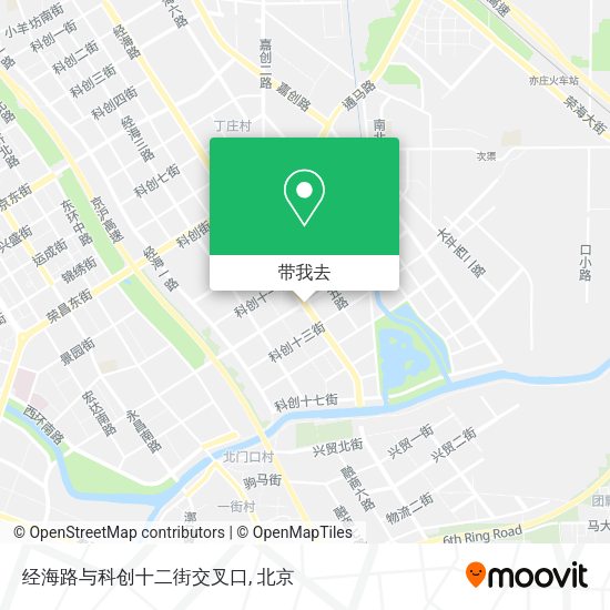 经海路与科创十二街交叉口地图
