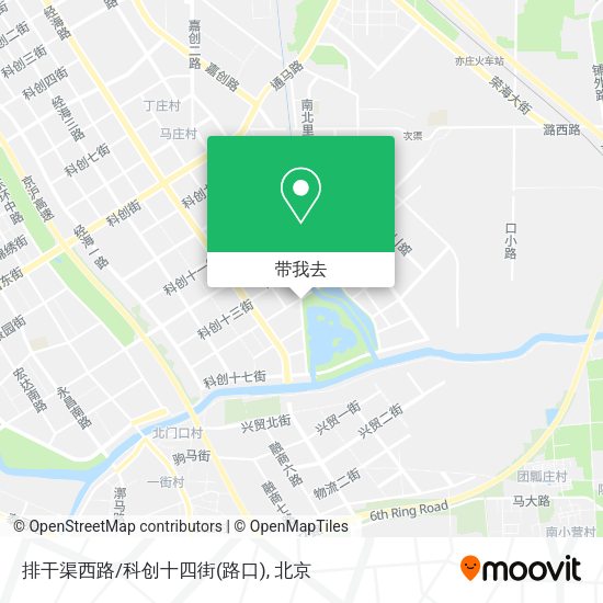排干渠西路/科创十四街(路口)地图